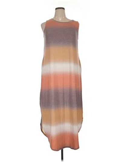 Pre-owned Zenana Casual Dress In Orange