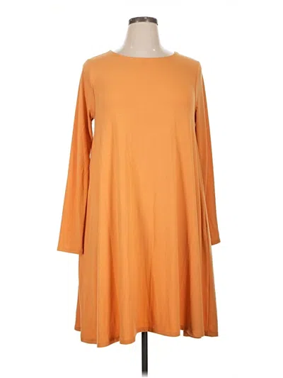Pre-owned Zenana Casual Dress In Orange