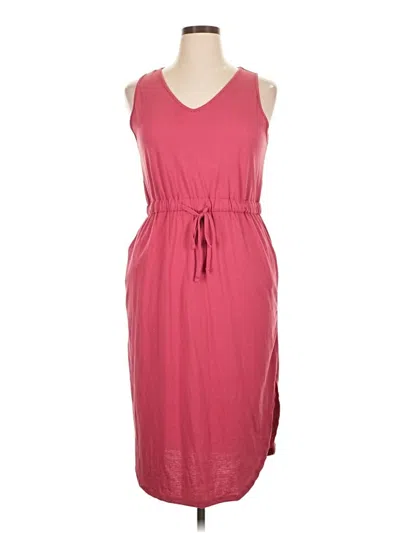 Pre-owned Zenana Casual Dress In Pink