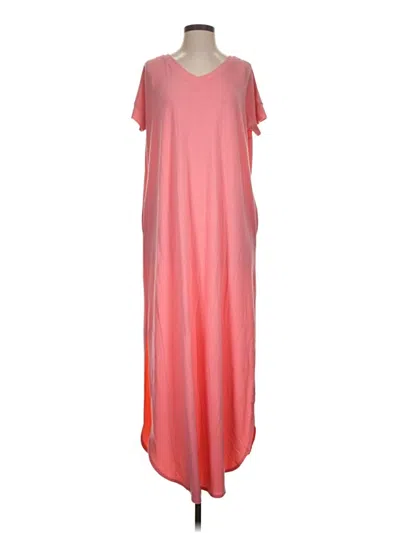 Pre-owned Zenana Casual Dress In Pink