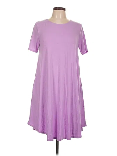 Pre-owned Zenana Casual Dress In Purple