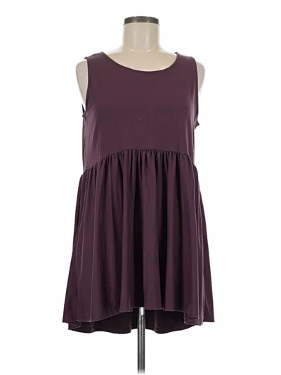 Pre-owned Zenana Casual Dress In Purple
