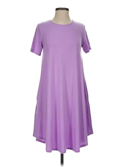 Pre-owned Zenana Casual Dress In Purple