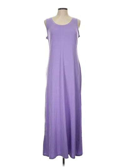 Pre-owned Zenana Casual Dress In Purple