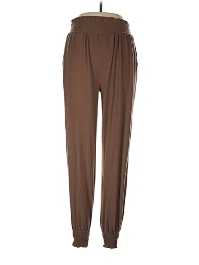 Pre-owned Zenana Casual Pants In Brown