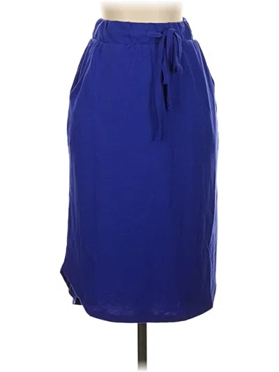 Pre-owned Zenana Casual Skirt In Blue