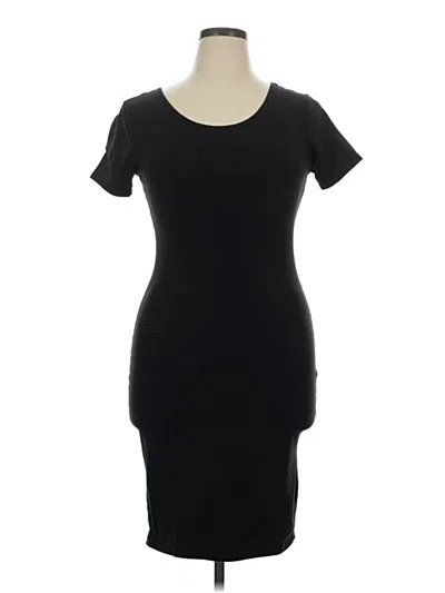 Pre-owned Zenana Cocktail Dress In Black