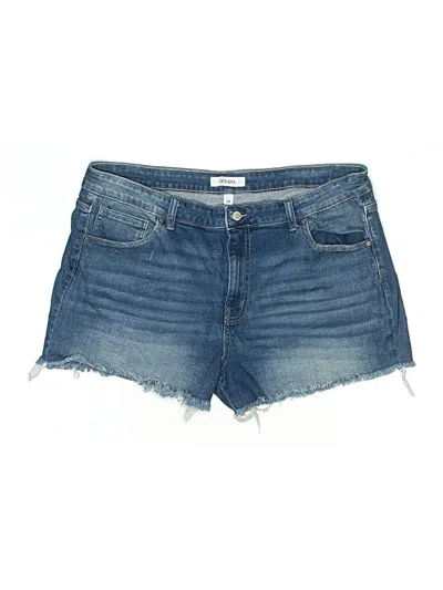 Pre-owned Zenana Denim Shorts In Blue