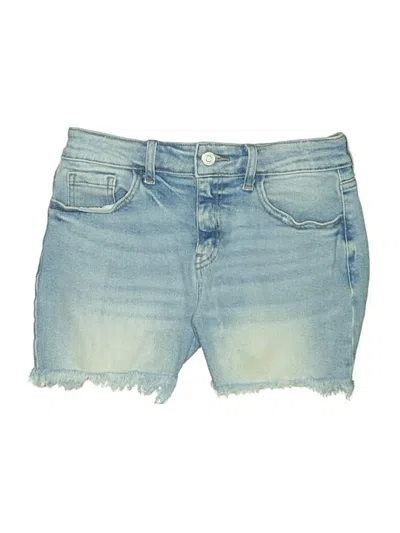 Pre-owned Zenana Denim Shorts In Blue