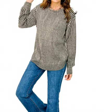 Zenana Elevated Moments Sweater In Black
