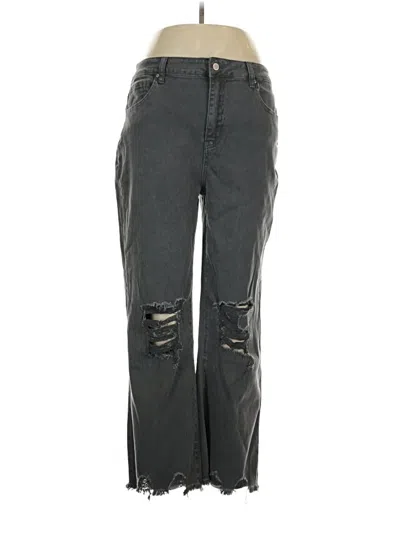 Pre-owned Zenana Jeans In Gray