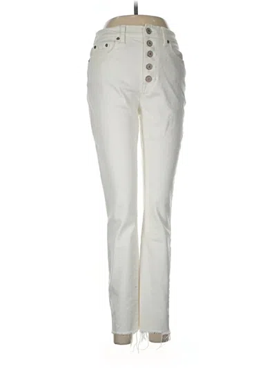 Pre-owned Zenana Jeans In Ivory
