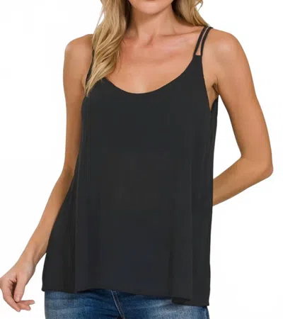 Zenana Kemma Sleeveless Top In Black