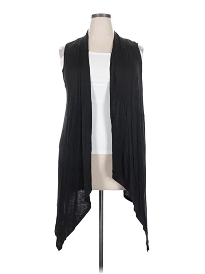 Pre-owned Zenana Kimono In Black