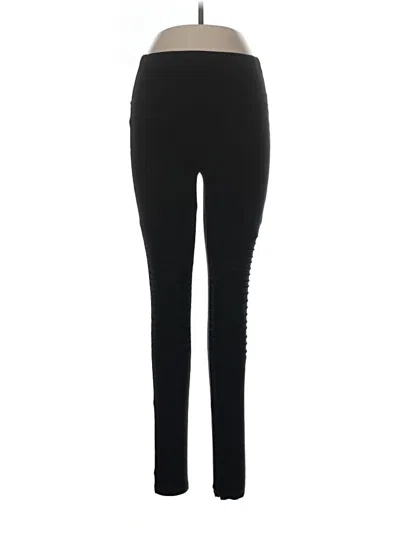 Pre-owned Zenana Leggings In Black