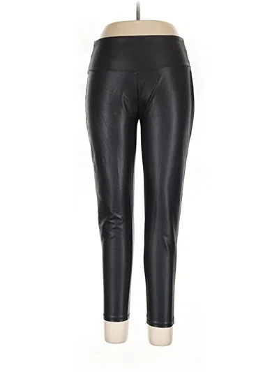 Pre-owned Zenana Leggings In Black