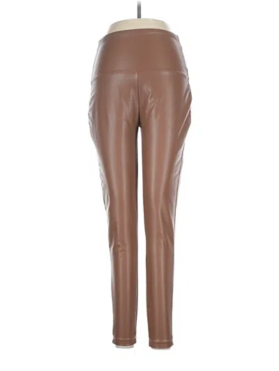Pre-owned Zenana Leggings In Brown