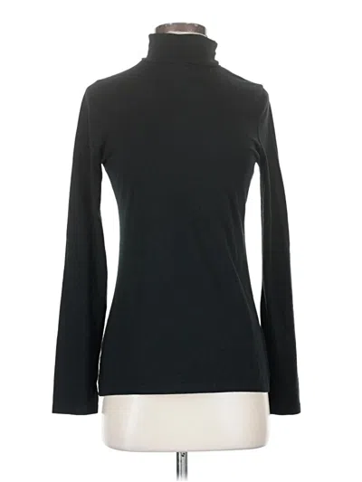 Pre-owned Zenana Long Sleeve Top Black Turtleneck Tops