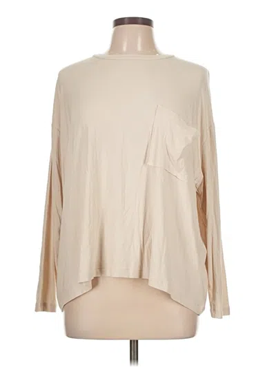 Pre-owned Zenana Long Sleeve Top Tan Turtleneck Tops