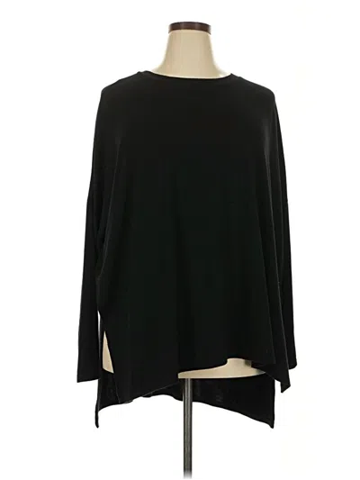 Pre-owned Zenana Long Sleeve T-shirt In Black