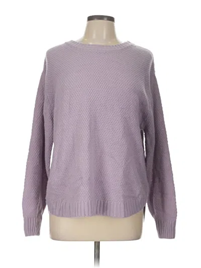 Pre-owned Zenana Long Sleeve T-shirt In Purple