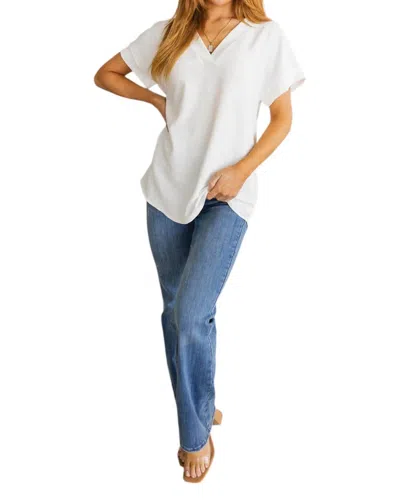 Zenana Love Fool Top In White