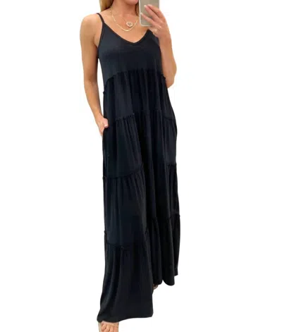 Zenana Miya Maxi Dress In Black