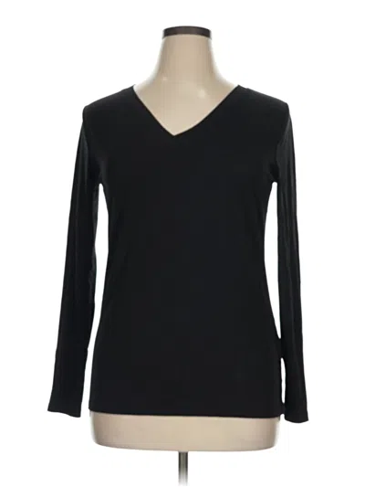 Pre-owned Zenana Outfitters 3/4 Sleeve T-shirt In Black