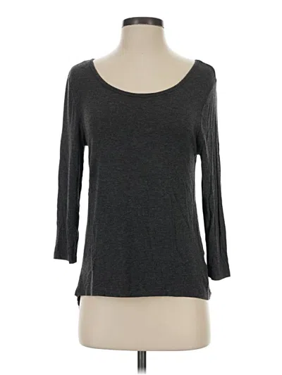 Pre-owned Zenana Outfitters 3/4 Sleeve T-shirt In Gray