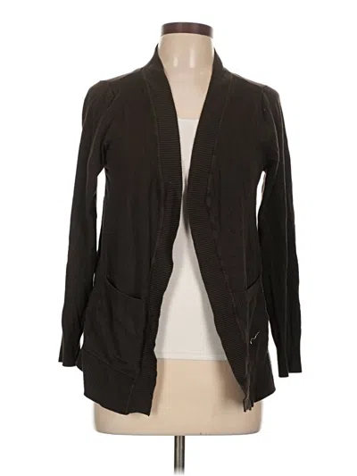 Pre-owned Zenana Outfitters Cardigan Sweater In Brown