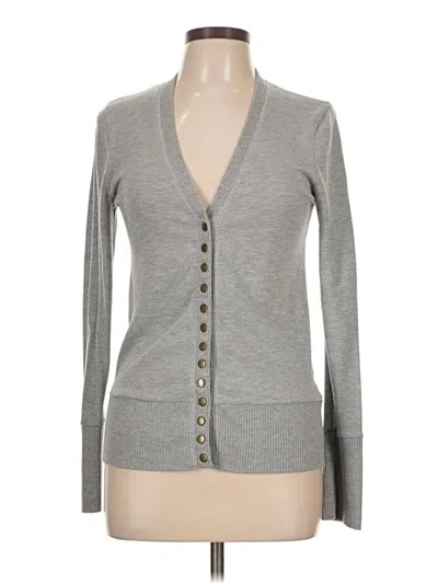 Pre-owned Zenana Outfitters Cardigan Sweater In Gray