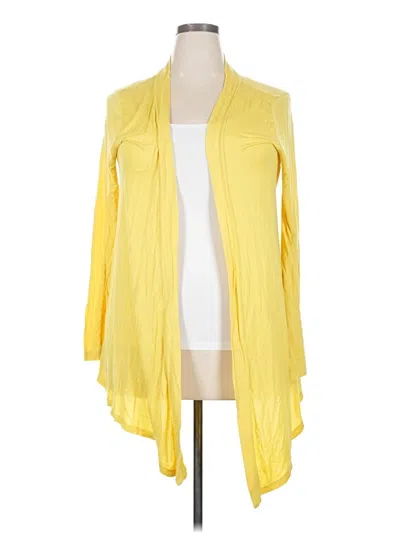 Pre-owned Zenana Outfitters Cardigan Sweater In Yellow