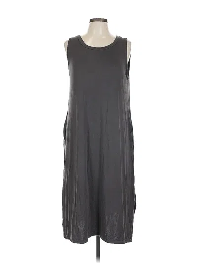 Pre-owned Zenana Outfitters Casual Dress In Gray