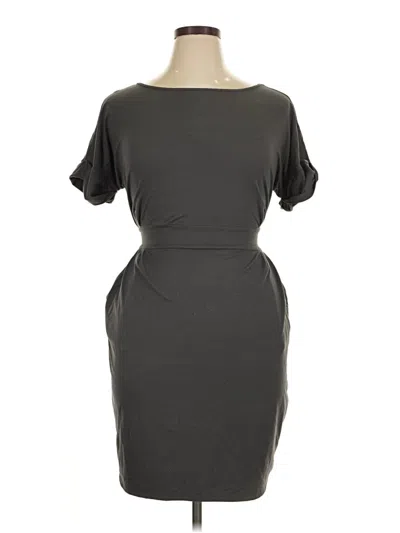 Pre-owned Zenana Outfitters Casual Dress In Gray