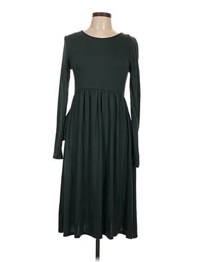 Pre-owned Zenana Outfitters Casual Dress In Green