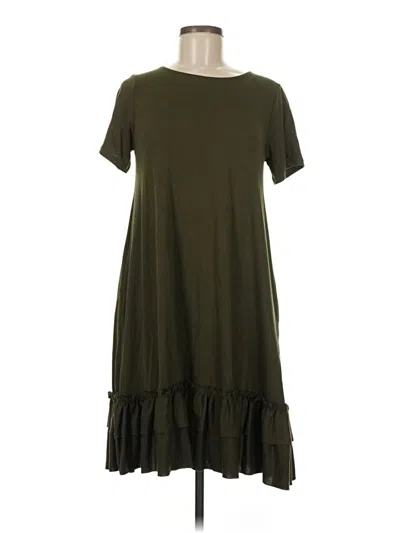 Pre-owned Zenana Outfitters Casual Dress In Green