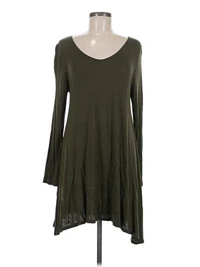 Pre-owned Zenana Outfitters Casual Dress In Green
