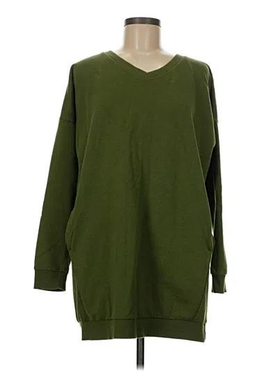 Pre-owned Zenana Outfitters Casual Dress In Green