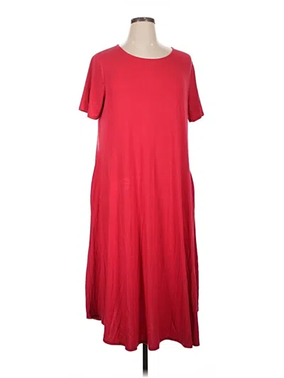 Pre-owned Zenana Outfitters Casual Dress In Red