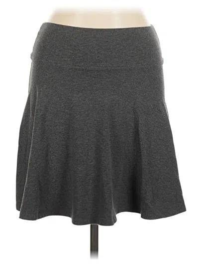 Pre-owned Zenana Outfitters Casual Skirt In Gray