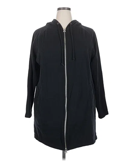 Pre-owned Zenana Outfitters Coat In Black
