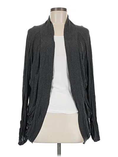 Pre-owned Zenana Outfitters Kimono In Gray