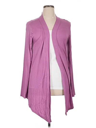 Pre-owned Zenana Outfitters Kimono In Purple
