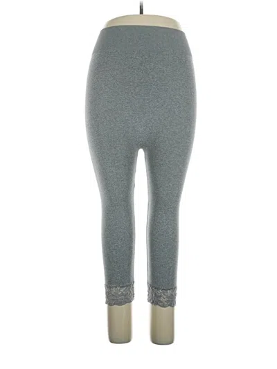 Pre-owned Zenana Outfitters Leggings In Gray