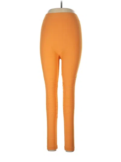 Pre-owned Zenana Outfitters Leggings In Orange