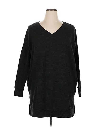 Pre-owned Zenana Outfitters Pullover Sweater In Black