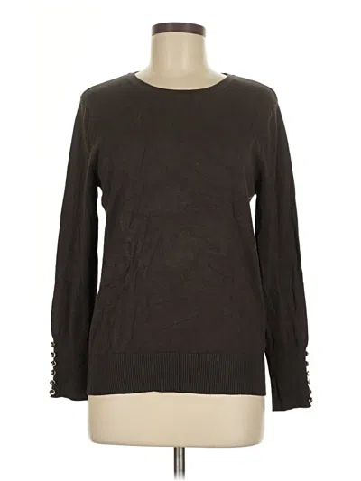 Pre-owned Zenana Outfitters Pullover Sweater In Brown