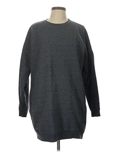 Pre-owned Zenana Outfitters Pullover Sweater In Gray