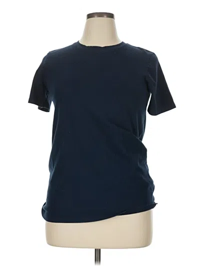 Pre-owned Zenana Outfitters Short Sleeve T-shirt In Blue