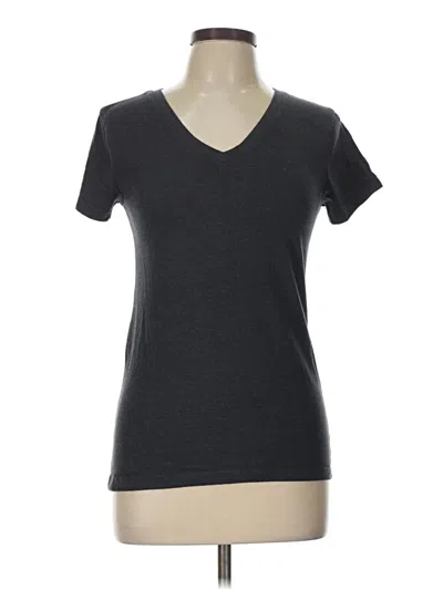 Pre-owned Zenana Outfitters Short Sleeve T-shirt In Gray